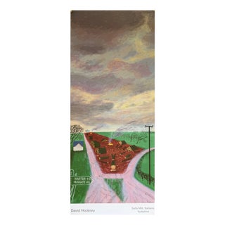 David Hockney, Less Trees Near Water, Print For Sale