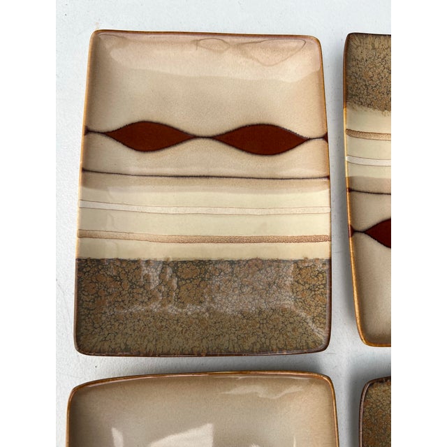 Late 20th Century Vintage Earthtone Ceramic Bowls by Sango Prelude 6 For Sale - Image 5 of 5