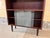 Brown Danish Bookcase with Glass Display, 1960s For Sale - Image 8 of 9