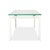 Stilt Extendable Dining Table in Glass from Desalto For Sale - Image 13 of 15