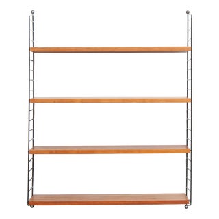 String Wall Shelf by Kajsa & Nisse Strinning, 1950s For Sale