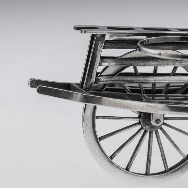 20th Century Chinese Export Silver Condiment Set, 1900s, Set of 3 For Sale - Image 16 of 18