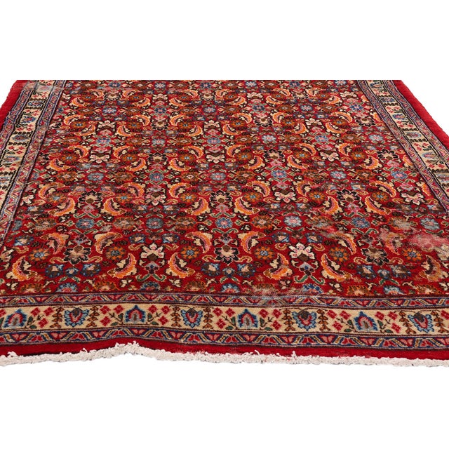 Antique Persian Khorassan Rug, 04'02 X 12'00 For Sale - Image 4 of 10