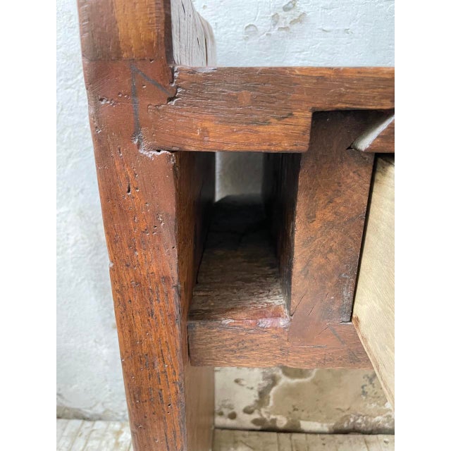 Antique Brutalist Nightstand in Oak, 1890s For Sale - Image 18 of 18