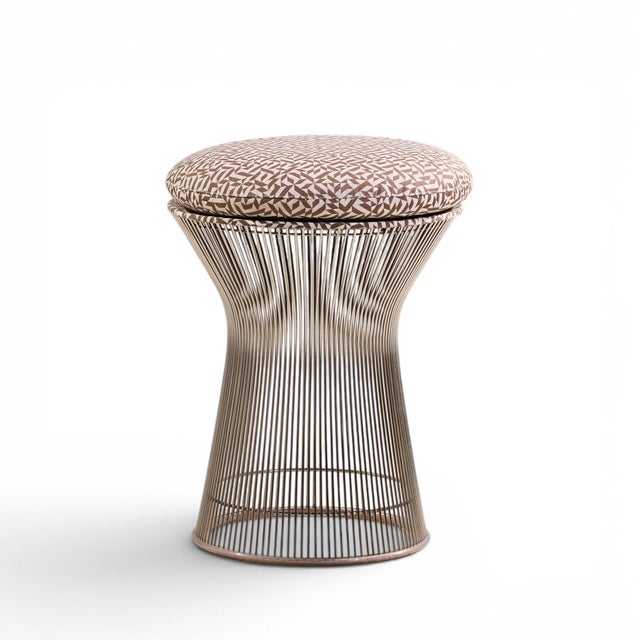 Knoll Warren Platner for Knoll Mid Century Stool For Sale - Image 4 of 5