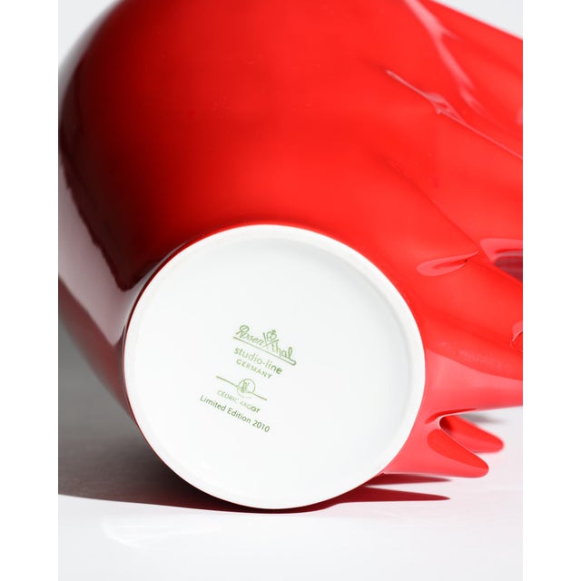 Red Red Fast Limited Edition Porcelain Vase by Cédric Ragot for Rosenthal, 2010 For Sale - Image 8 of 9