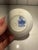 Offered is a lovely double floral swag, in rarely found blue and white. Stamped on the underside with "Furnivals Limited"...