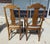 7 Piece j.b. Van Sciver Co. Refinished Antique Oak Round Dining Set With Two Leaves For Sale - Image 15 of 18