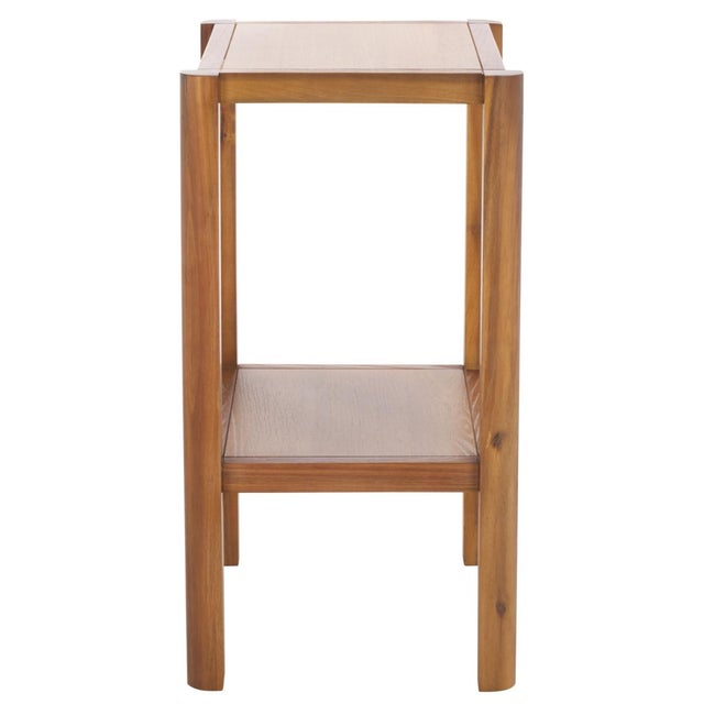 Wood Hendro Accent Table in Natural For Sale - Image 7 of 8