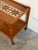 Brown Teak Tile-Top Rolling Bar Cart Danish Mid-Century Modern Tea Trolley 1960s For Sale - Image 8 of 11