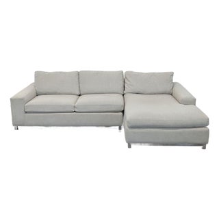 Room & Board Modern Sectional Sofa With Right Chaise For Sale