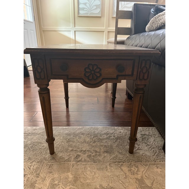Vintage Century Furniture One-Drawer Accent Table For Sale - Image 6 of 9