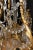 Metal Pair of 19th Century French Louis XV Gilt Bronze and Crystal Chandeliers For Sale - Image 7 of 8