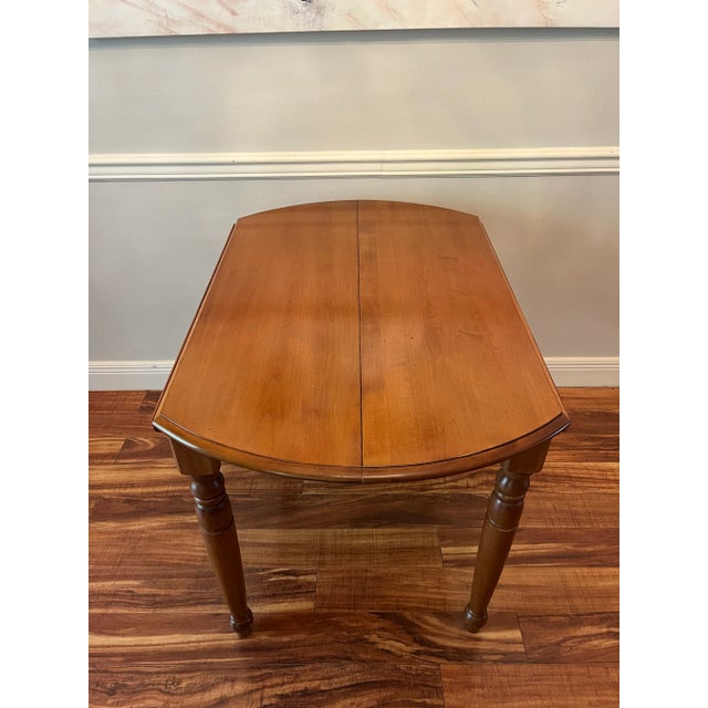 1980s Classic Ethan Allen Maple Colonial Style Drop Leaf Extension ...
