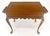Late 20th Century Queen Ann Solid Mahogany Pull Out Trays Gallery Top Side End Table MINT For Sale - Image 5 of 9