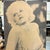 1950s 1950s 40" Tall Sepia Hollywood Starlett Photograph Jean Harlow Mounted to Pressboard For Sale - Image 5 of 5