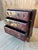 Japanese Antique Japanese Ox Blood Red Lacquer Jewelry Box With Gilt Crane & Cherry Blossom Motif For Sale - Image 3 of 7