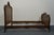 Early 20th Century Vintage Antique Bookmatched Walnut French Provincial Louis XVI Rococo Full Size Bed For Sale - Image 5 of 12