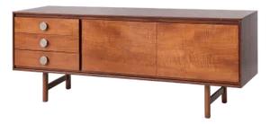 Mid-Century Modern Danish Teak Sideboard with Chunky Handles, 1970s