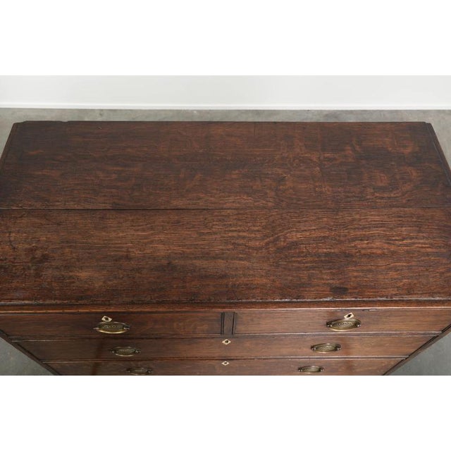 Wood Large Antique English Chest of Drawers, 1700s For Sale - Image 7 of 14