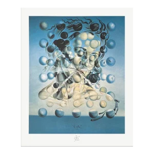 1990 Salvador Dali Galatea Aux Sphères Lithograph Print