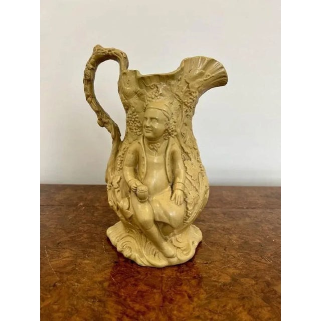 Antique Victorian Moulded Jug, 1850 For Sale - Image 3 of 6