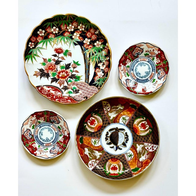 Vintage Imari Wall Plate Decor For Sale - Image 11 of 12