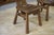 Brown Brutalist Oak Chairs by De Puydt, 1960s, Set of 2 For Sale - Image 8 of 9
