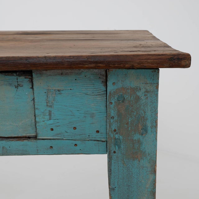 Wood Early 20th Century French Wooden Dining Table For Sale - Image 7 of 18