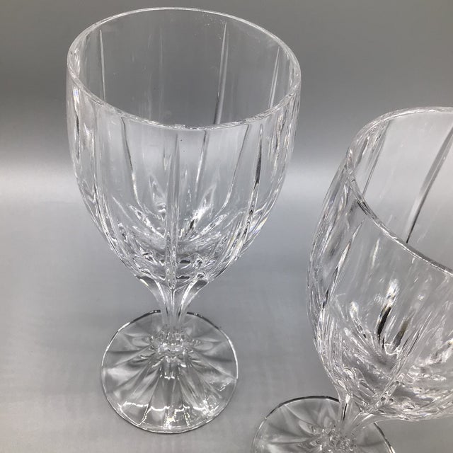 Hollywood Regency Mikasa Berkeley Wine Glasses - Pair For Sale - Image 3 of 13