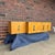 Mid-Century Modern Wall-Mounted Console Cabinet Credenza With White Tile Top in the Style of Tommi Parzinger For Sale - Image 3 of 12