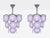 Mid-Century Modern Mid-Century Modern, Purple Murano Glass, Chrome, Pendant Light, 1960s For Sale - Image 3 of 10