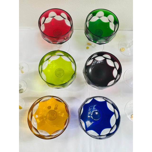 Mid-Century Modern Lead Crystal Glasses from Nachtmann, 1960s, Set of 18 For Sale - Image 3 of 13