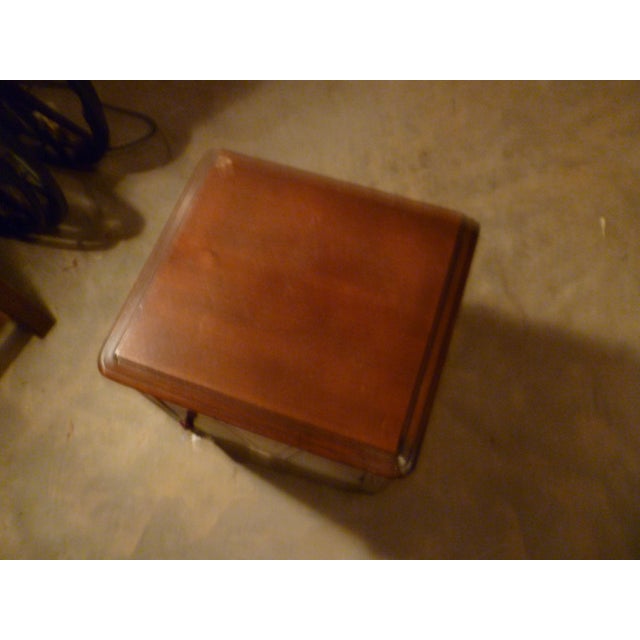 Wood 19th Century Italian Side Table With Storage Nightstand Inlay Craft Work For Sale - Image 7 of 8