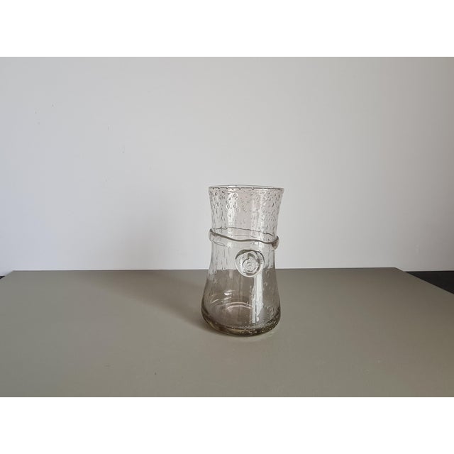 1960s French Biot Bubble Glass Vase, 1960 For Sale - Image 5 of 15