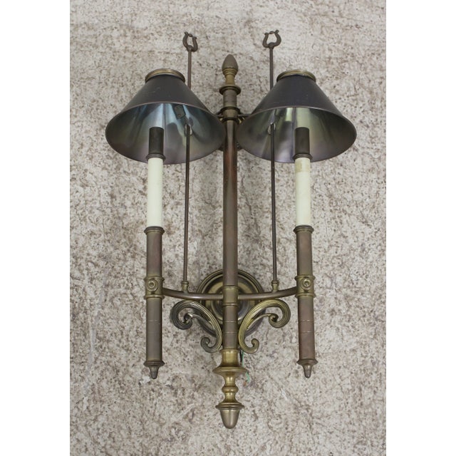 Age: Approx: 40 Years Old Details: ‘Antique’ Brass Finish Attributed To Chapman Ready To Be Wall Mounted By Your...