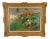 Early 20th Century French Floral Still Life Oil Painting by Emile Baudoux, Framed For Sale