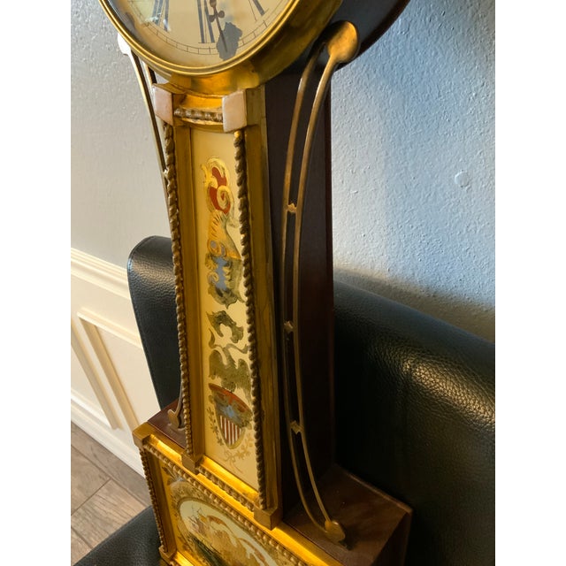 Antique Banjo Clock For Sale - Image 10 of 16