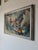 1970’s Mid-Century Impressionist Geometric Abstract Cityscape Oil on Canvas Painting, Framed For Sale - Image 4 of 12