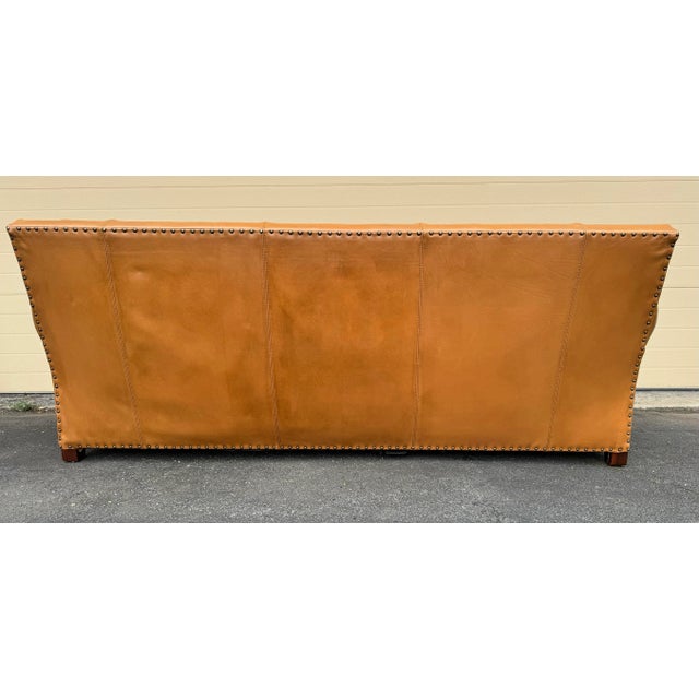 Animal Skin Ralph Lauren Macintyre Leather Sofa For Sale - Image 7 of 7