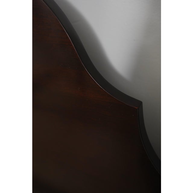Stickley Rice Carved Mahogany Queen Size 4 Post Bed For Sale - Image 13 of 18