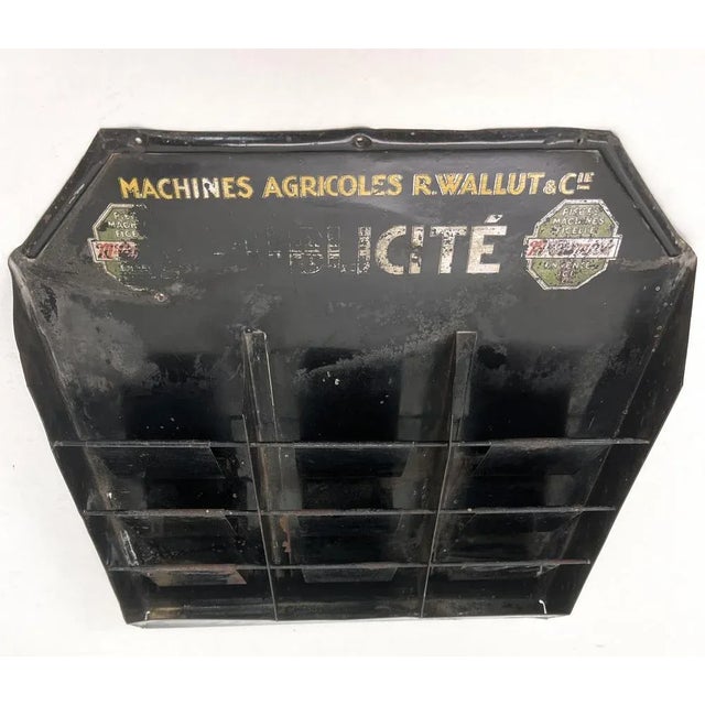 Metal Small Antique Tole Storage Unit from Mc.Cormick, 1900s For Sale - Image 7 of 12