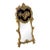 Baroque Rococo Black Wall Mirror – Ornate Gold Leaf French Frame, 61"h Luxury Statement Mirror (Copy) For Sale