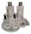 Snail Set by Ambrogio Pozzi for Vilca, 1995, Set of 5 For Sale