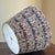 Vintage Blue and White Jacobean Style Floral Pleated Lampshade For Sale - Image 11 of 17