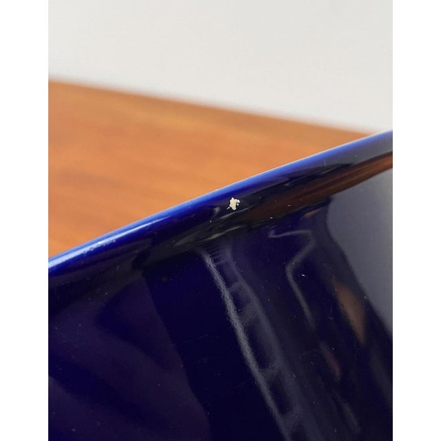 Vintage German Dark Blue Lukull Ceramic Bowl from Schönwald For Sale - Image 11 of 15