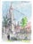 Painting by English artist Ivy Attwell (1895-1985). Attwell traveled extensively all over the world and recorded her...