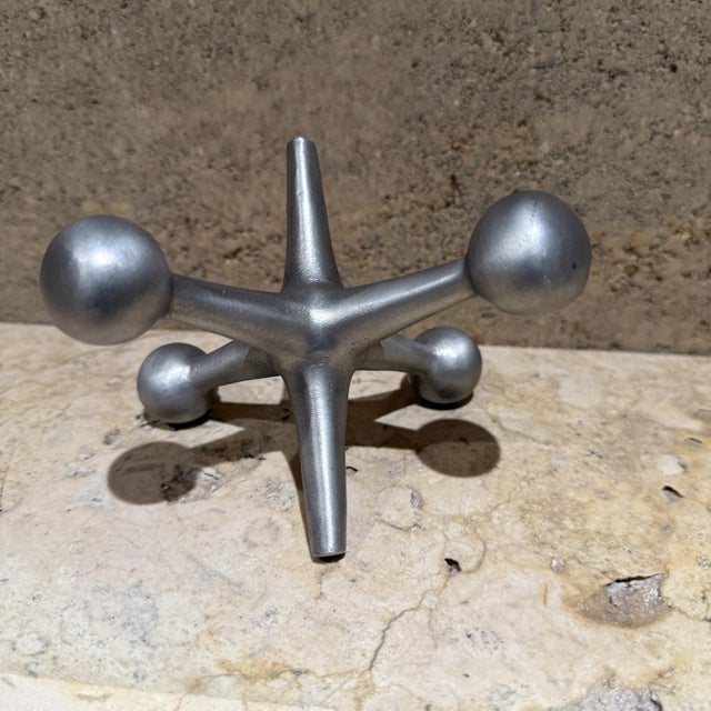 1960s 1960s Silver Jack Bookend After Bill Curry George Nelson Mid Century Modern For Sale - Image 5 of 5