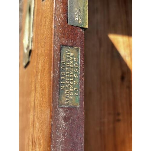 Brass Bound and Mahogany Campaign Chest from Ross & Co For Sale - Image 13 of 18