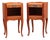 Pair of French Louis XV Style Side Tables Nightstands For Sale